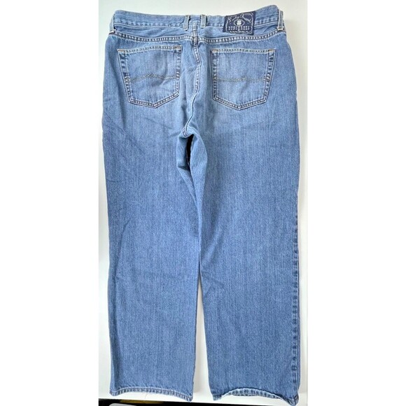 Y2K Lucky Brand Dungarees Loose Medium Wash Bootcut Jeans Mexico Men's 38 Short - Picture 2 of 6